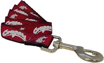 NCAA Washington State Cougars Dog Leash (Team Color, Large)