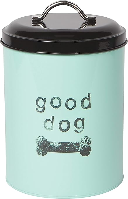 Now Designs Good Dog Design Metal (Pack of 1) | Dog Biscuits Tin | with Lid