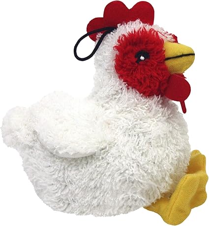 Multipet Look Who's Talking Dog Toy, Chicken, for Small, Medium and Large Breeds