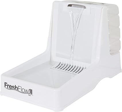 Petmate Fresh Flow II Cat and Dog Water Fountain, 110Oz