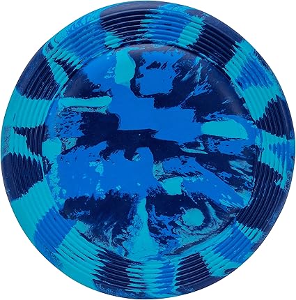 S&T INC. Natural Rubber Fetch Toy, Flying Disc, Blue (533801)