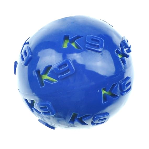 ZEUS K9 Fitness Dog Toys by ZEUS TPR Ball, Virtually Indestructible Exercise Toy (Color May Vary)