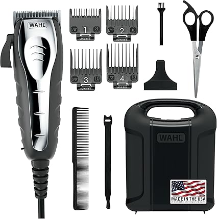 Wahl USA Quiet Pro Corded Dog Clippers for Grooming - Heavy Duty Compact Electric Dog Grooming Kit Hair Clippers for Dogs Cats Pets- Model 9181