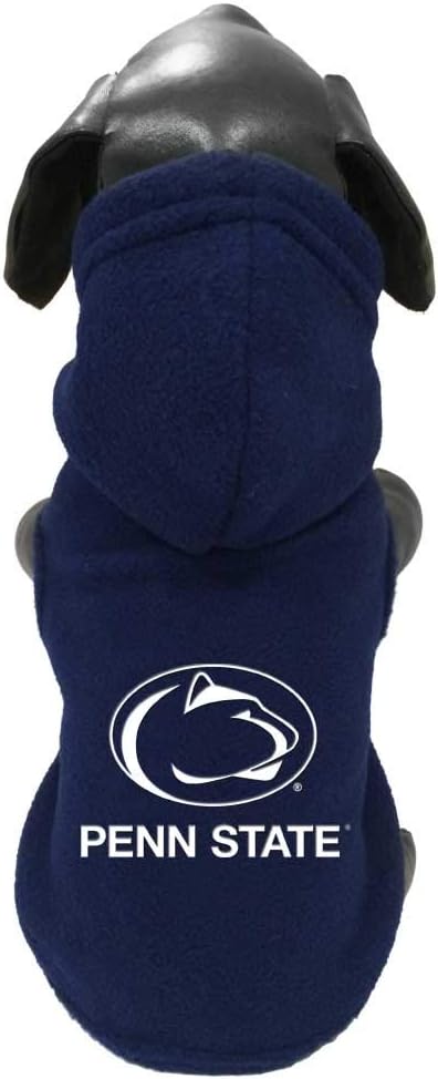 NCAA Penn State Nittany Lions Polar Fleece Hooded Dog Jacket