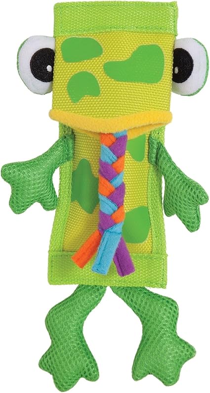 Petmate 32016 Firehose Frog Dog Toy