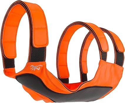 Browning Pet Vests, Hi Vis Safety Vests for Dogs, Safety Orange, Large, Chest Protection Vest