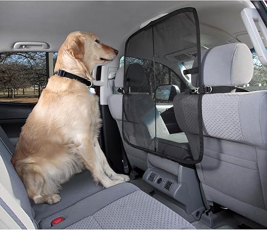 Solvit Products Front Seat Net Pet Barrier Black Large