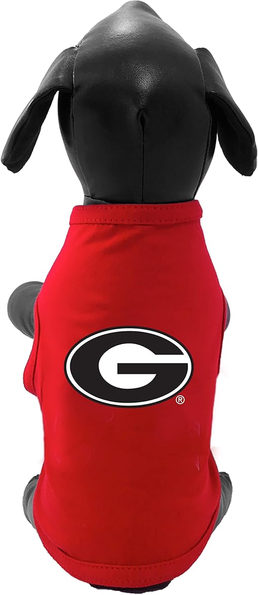 NCAA Georgia Bulldogs Cotton Lycra Dog Tank Top