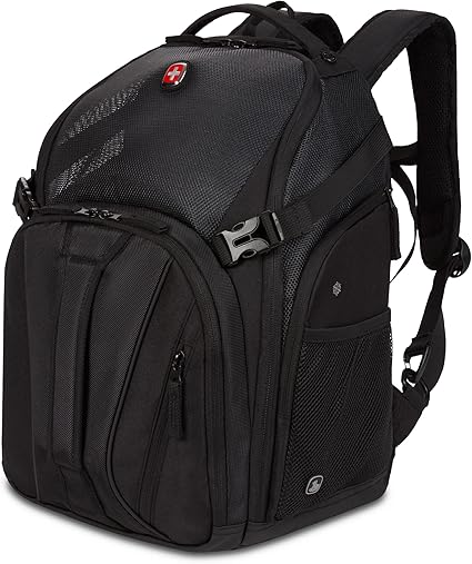 SwissGear 3333 Premium Pet Backpack, Pet Carrier, Black