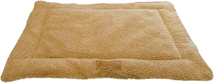 Medium Beige Sherpa Fleece Mat