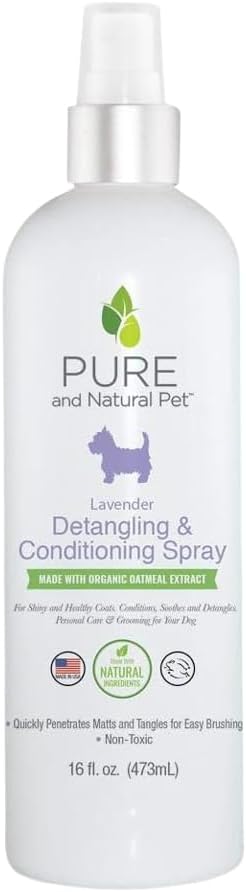 Pure and Natural Pet Detangling & Conditioning Spray 16 oz.