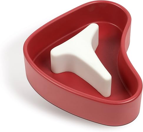 Genuine Fred Slow Food, Slow Feeder Dog Bowl, Steak