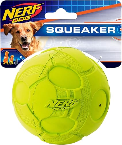 Nerf Dog 3.8in Bash Squeak Ball - Green