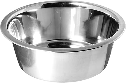 Loving Pets Standard Stainless Dish, Dog Bowl, 2-Quart