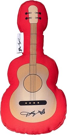 Doggy Parton Red Dolly's Guitar Toy - O/S for All Breed Sizes