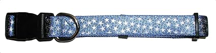 Petmate ASPEN PET ADJUSTABLE COLLAR, 3/8' X 8-12', STARS BLUE