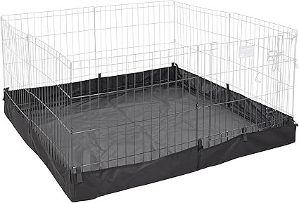 MidWest Homes for Pets Square Exercise Pen Fabric Mesh Bottom, 22.05