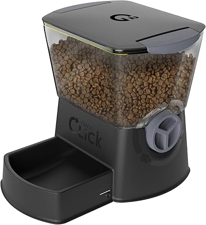 Gamma2 Nano Click, Dog Feeder & Cat Feeder 5lb Capacity for Cat Food or Dog Food Storage