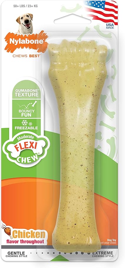 Nylabone Flex Moderate Chew Dog Toy Chicken X-Large/Souper (1 Count)