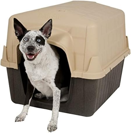 Petmate Aspen Pet Outdoor Dog House, Medium, For Pets 25 to 50 Pounds