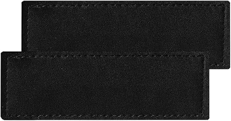 Dogline Blank Removable Patches, Large/X-Large,Black