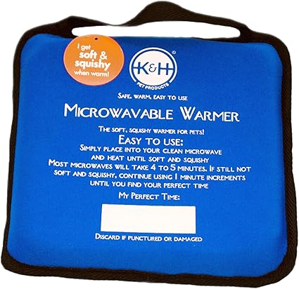 K&H Pet Products Microwavable Pet Bed Warmer Blue 9