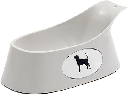 Lixit Ergonomic Bowls for Dogs with Long Ears (Grey, Small)