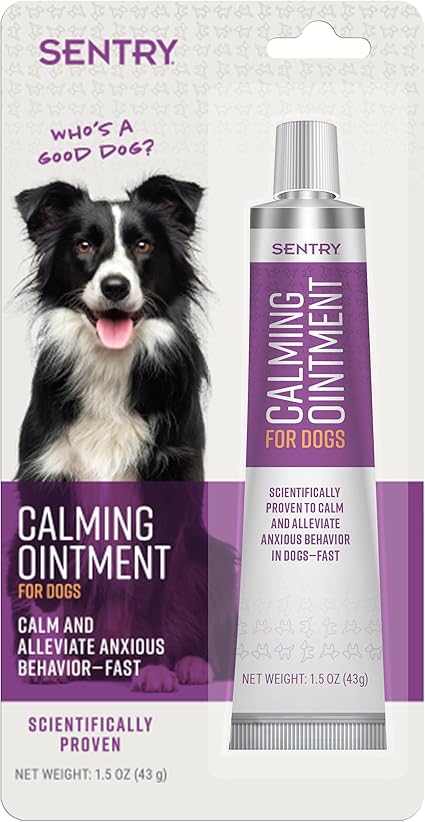 SENTRY Calming Ointment for Dogs, Fast-Acting Releif for Anxious Dogs, 1.5 oz