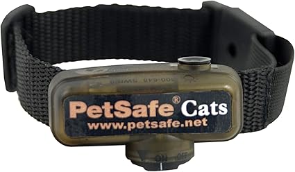 PetSafe In-Ground Cat Fence Receiver Collar, Waterproof, Tone and Static Correction, Stretch-Section for Safety, for Cats Over 6 lb - from The Parent Company of Invisible Fence Brand