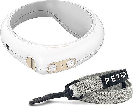 PETKIT Smart Dog Leash with Ultra Comfortable Grip, Led Light System, Lock & Release Mechanism, 4ft Replaceable Leash with Hook, Dog Walking Leash