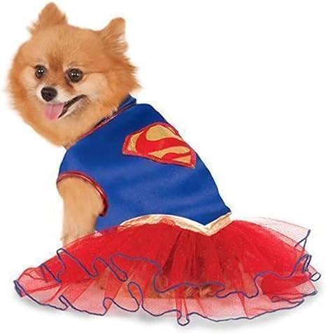 DC Comics Super Girl Pet Tutu Dress, Medium