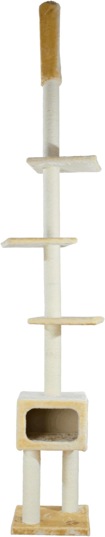 TRIXIE Santander Floor to Ceiling Cat Tower, Adjustable 96