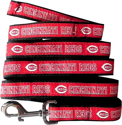 MLB PET Collar Cincinnati Reds Dog Collar, Small. Baseball Team Collar for Dogs & Cats. A Shiny & Colorful Dog & Cat Collar Licensed by The MLB