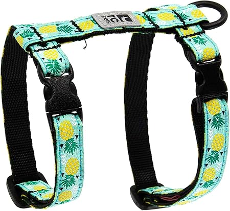 RC Pets Kitty Harness 2.0, Cat Walking Harness, Large, Pineapple Parade