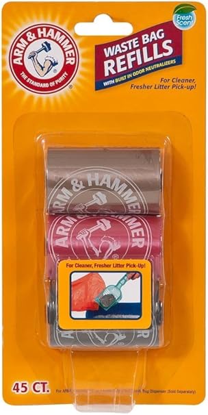 ARM & HAMMER LITTER SCOOP WASTE BAG 3CT REFILLS