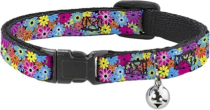 Cat Collar Breakaway Flower Blossom 8 to 12 Inches 0.5 Inch Wide