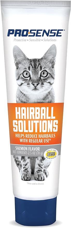 ProSense Pro-Sense Sugar Free Cat Hairball Solutions, Salmon Flavor, 2.5-Ounce