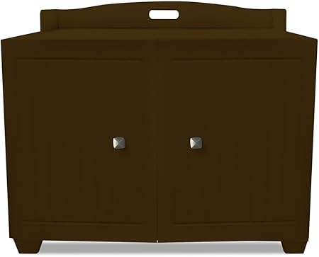 Furhaven Classic Hidden Litter Box Storage Container Cabinet - Espresso, One Size