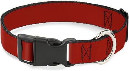 Buckle-Down Cat Collar Breakaway Red Print 9 to 15 Inches 0.5 Inch Wide