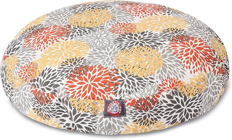 Majestic Pet Citrus Blooms Medium Round Pet Bed