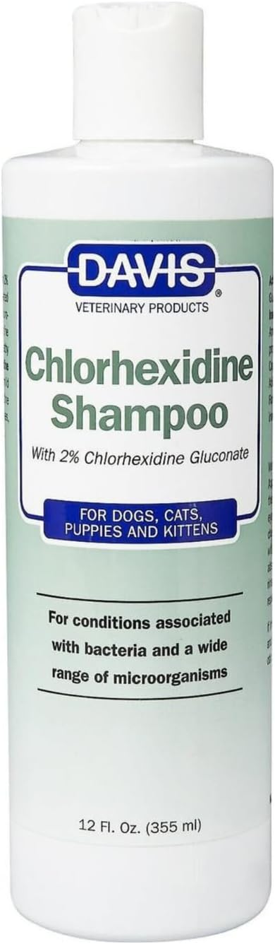 Davis Maximum Chlorhexidine Pet Shampoo, 12 oz