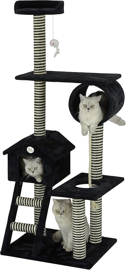 Go Pet Club Cat Tree Black Color