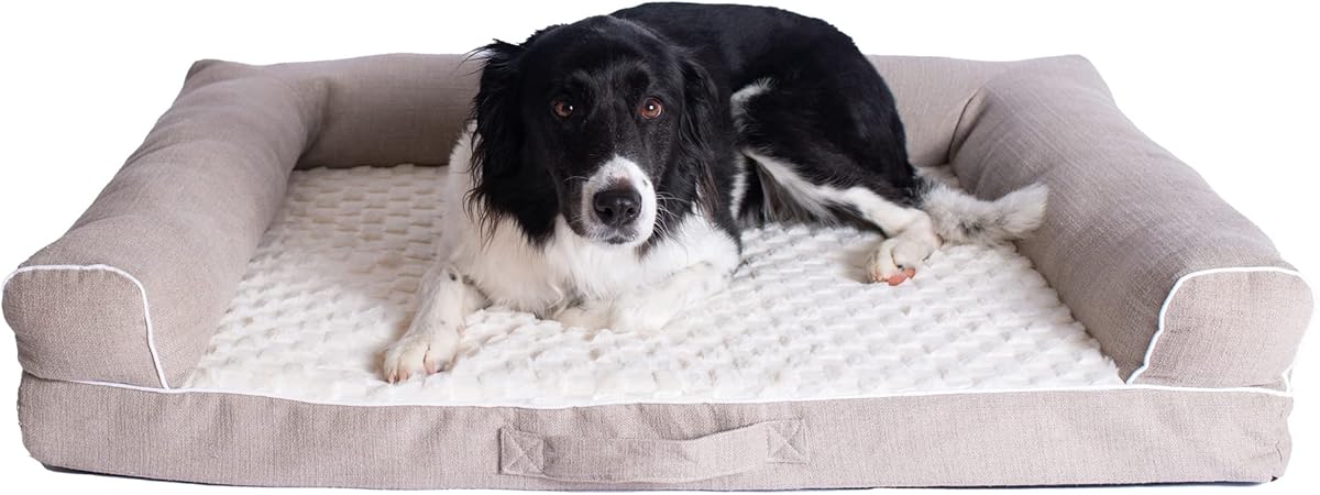 Armarkat D07B Bed Dog Bed, One Size, Beige, Ivory