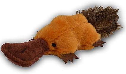 Our Pets 1400013773 OPB Barnyard Collection Platypus Cat Toy, Brown