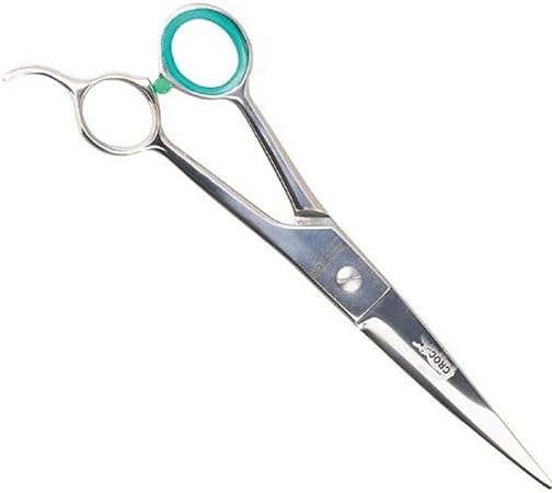 Geib Steel Crocodile Curved Pet Grooming Shears, 7-1/2-Inch