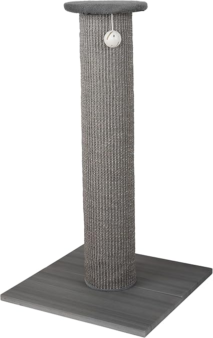 Kitty City Sisal Post Scratcher, Sisal Post (Gray)