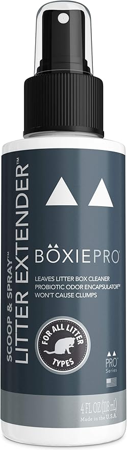 Boxie® Pro™Probiotic Unscented Scoop & Spray™, 4 oz Boxiecat Litter Extender