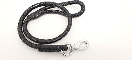 Braided Dog Leash Black - Medium (K910002BK - M)