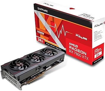 11322-02-20G Pulse AMD Radeon RX 7900 XTX Gaming Graphics Card with 24GB GDDR6, AMD RDNA 3, Output: 2 x HDMI, 2 x DisplayPort