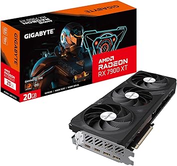 GIGABYTE Radeon RX 7900 XT Gaming OC 20G Graphics Card, 3X WINDFORCE Fans, 20GB 320-bit GDDR6, GV-R79XTGAMING OC-20GD Video Card